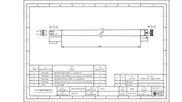 Molex505102-2W